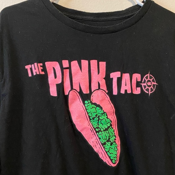 Vintage Pink Taco T Shirt Mens Sz XXL - Picture 4 of 7